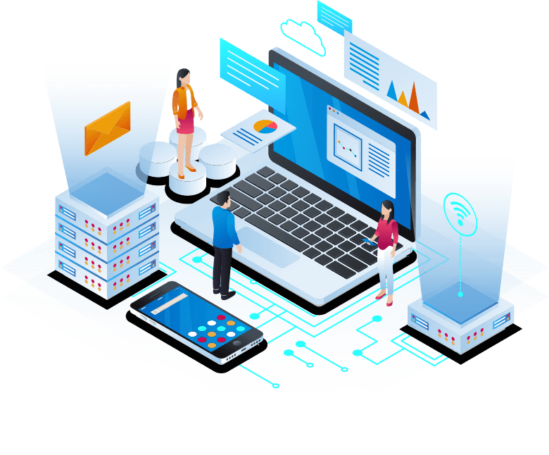 Server infrastructure for VMware ESXi virtual machines